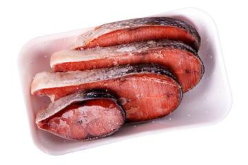 humpback salmon in package