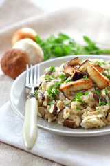 Risotto with mushrooms