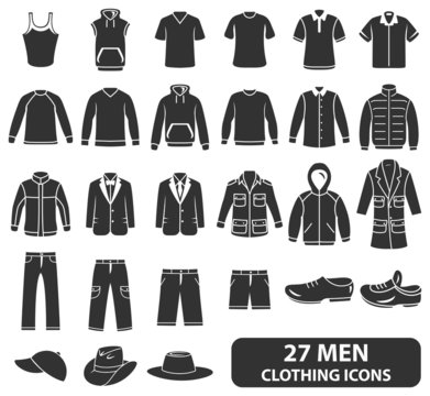 Men Clothing Icons