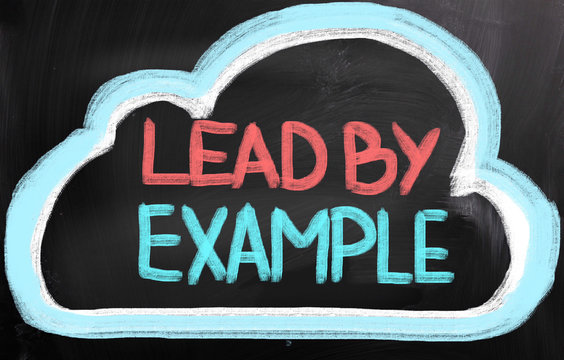 Lead By Example Concept