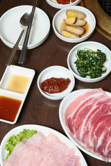 Korean food Beef Sliced