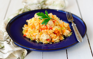 Rice with Chicken and Vegetables