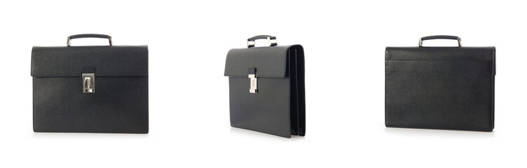 Briefcase isolated on the white background
