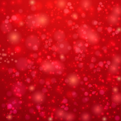 Red background with twinkly lights - 57747111