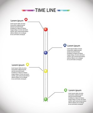 simple line transport infographic