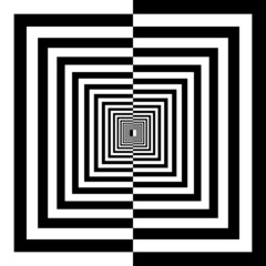 black and white squares