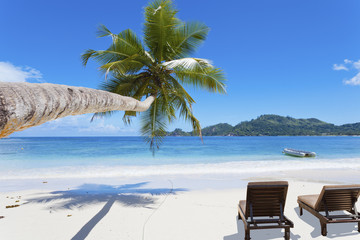 plage paradisiaque des Seychelles