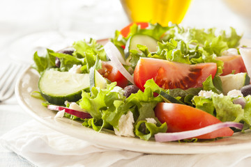 Homemade Organic Greek Salad