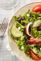 Homemade Organic Greek Salad