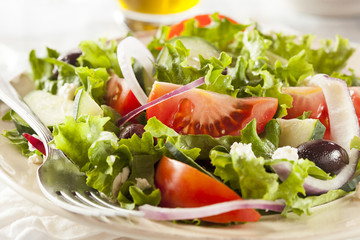 Homemade Organic Greek Salad