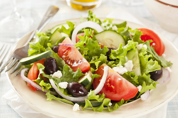 Homemade Organic Greek Salad