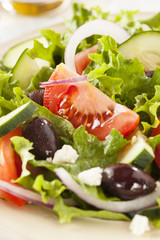 Homemade Organic Greek Salad