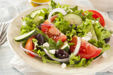 Homemade Organic Greek Salad