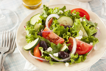 Homemade Organic Greek Salad