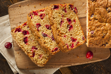 Homemade Delicious Cranberry Bread