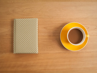 coffee and notebook