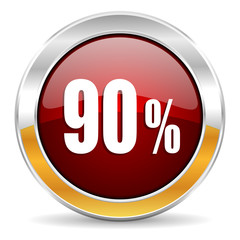 90 percent icon