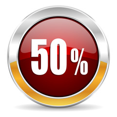 50 percent icon