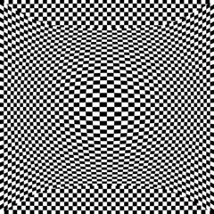 Abstract Square Background In Black And White Color