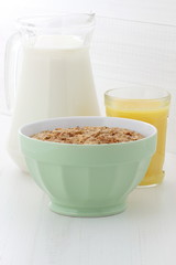 Delicious healthy breakfast