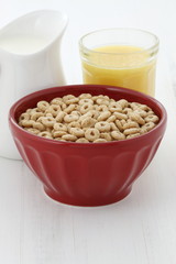 Delicious and healthy honey nuts cereal