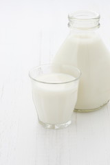 Obraz na płótnie Canvas Delicious milk pint