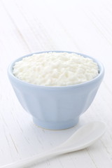 Delicious fresh and healthy cottage cheese