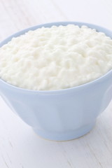 Delicious fresh and healthy cottage cheese