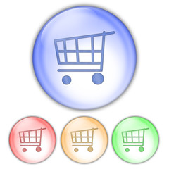 Einkaufswagen Button, Icon, Shop