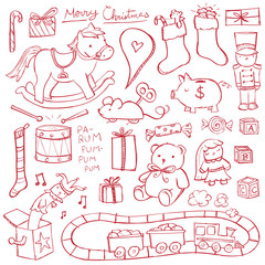 Christmas Toy Doodles
