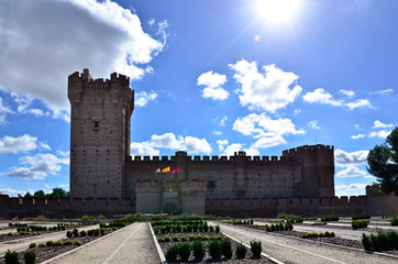Fototapeta na wymiar Castillo de la Mota, Medina del Campo, valladolid, España