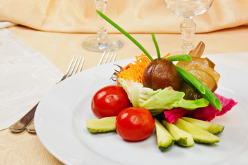 Marinated vegetables