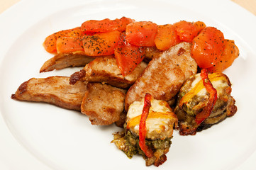 Roasted meat