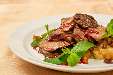 Roasted duck