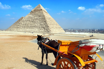 giza pyramids, cairo, egypt