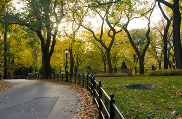 Obraz na płótnie Canvas Cetral Park jesienią - New York City