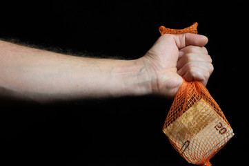 Trapped Money And an Hand