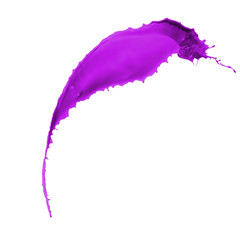 purple paint splash