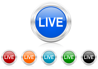 live icon vector set