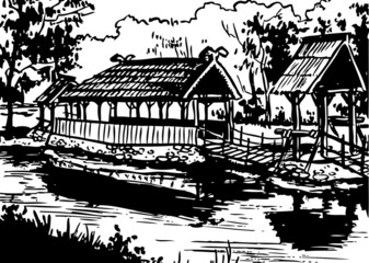 Obraz premium recreation area