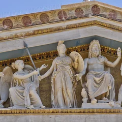 Fotobehang Zeus, Athena and other ancient Greek gods and deities, Athens © Dimitrios