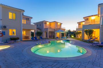 Fototapeta na wymiar Luxurious villa with pool