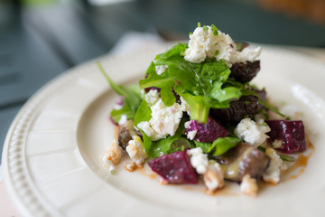 Feta greek cheese vegetable salad