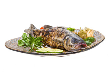 Roasted seabass