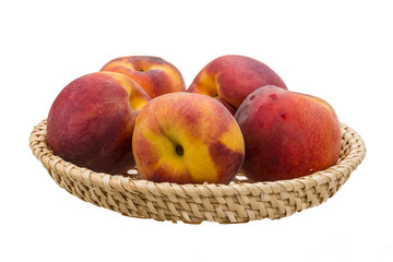 Bright ripe peaches