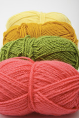 colorful wool balls