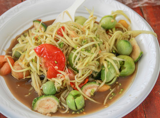 somtum thai food