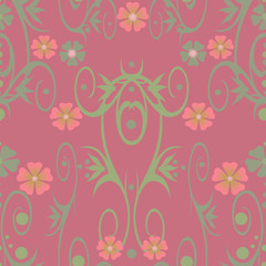 Fototapeta premium Seamless abstract pattern