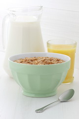 Delicious healthy breakfast