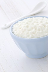 Delicious fresh and healthy cottage cheese